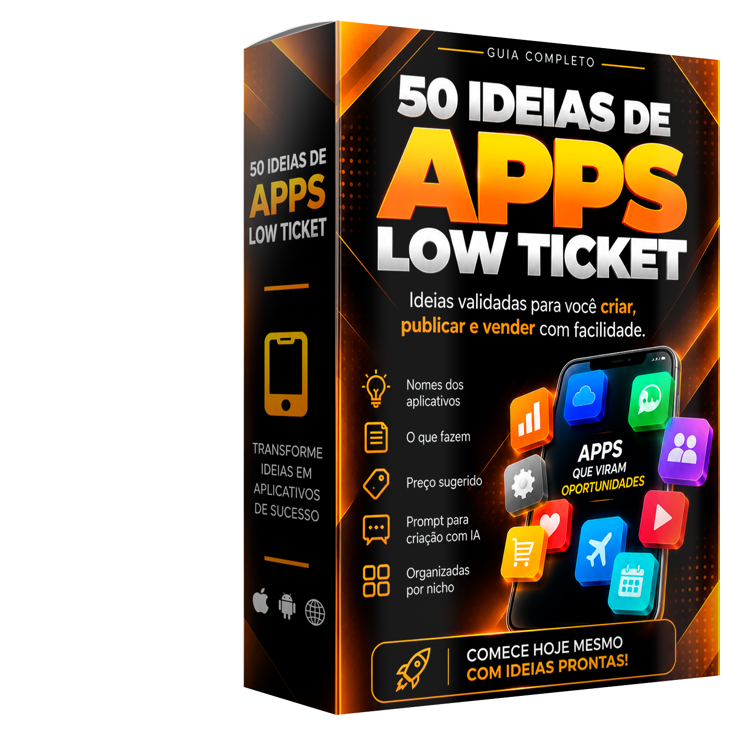Guia 50 ideias de aplicativos low ticket